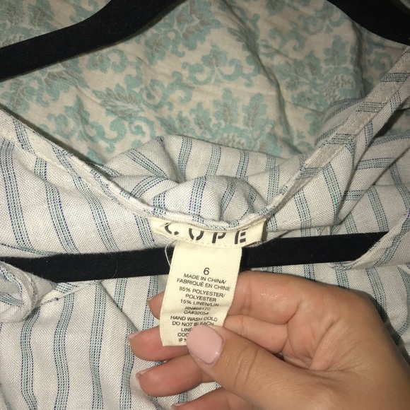 Striped summer/ spring dress sz 6 - Picture 4 of 4